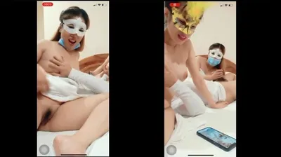 Hai em livestream đụ tập thể